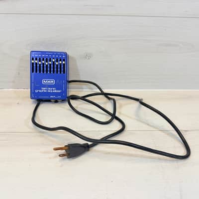 MXR Model 108 10-Band Graphic Equalizer EQ Pedal Blue AC Powered 1970's image 1
