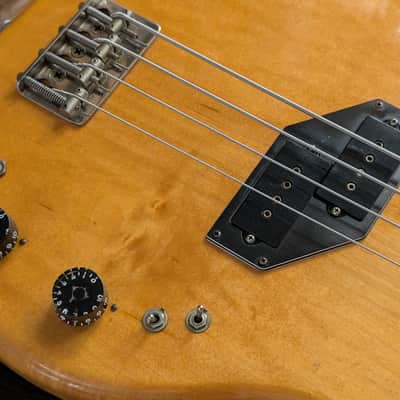 Kramer DMZ-4000 Bass Guitar Aluminum Neck 1978 Natural All Original W/HSC image 6
