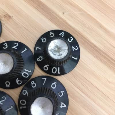 Vintage Fender amplifier knobs (8, 1968 Bandmaster) image 5