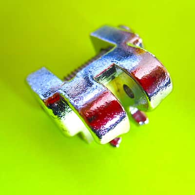 Pearl Bass Drum Pedal Chain Connector Link Bracket Part - Vintage (NOS) image 1