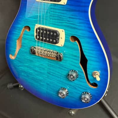 PRS SE Hollowbody I Piezo Electric Guitar Lake Blue Finish w/ Gig Bag image 4