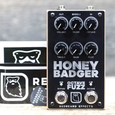 Redbeard Effects Honey Badger Octave Fuzz Analog True Bypass Effect Pedal w/Box image 7
