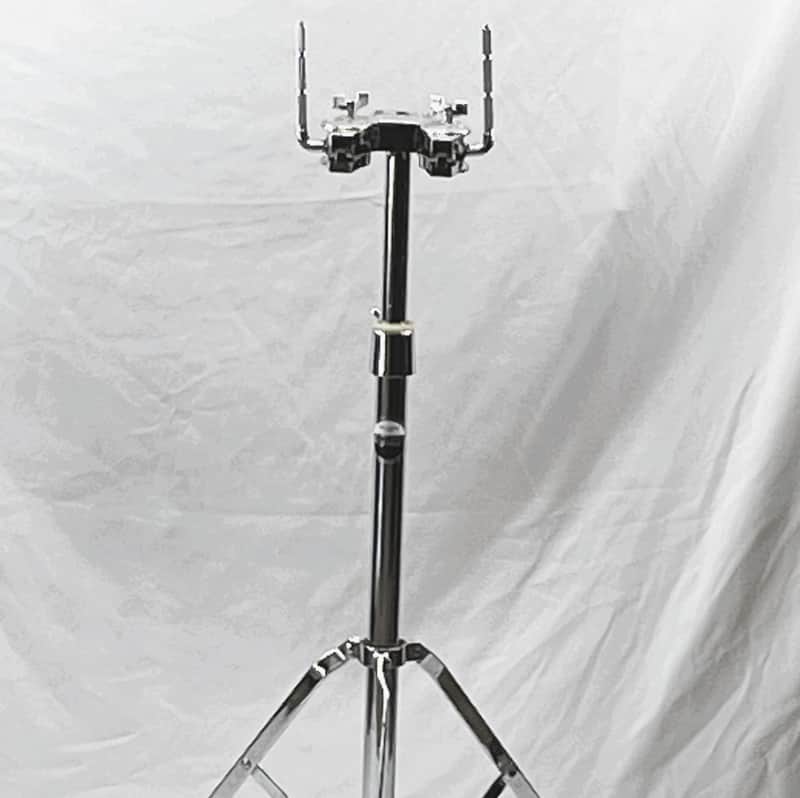 Ludwig LC-342-TSR Classic Rocker Double Tom Stand Vintage 80s Blk/Wht Label  - LRDTS-701 image 1
