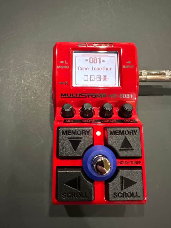 Zoom MS-60B+ MultiStomp 2024 - Present - Red image 1