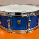 Ludwig Classic Maple 5” x 14” MINT snare drum - Blue Sparkle - FREE SHIPPING!