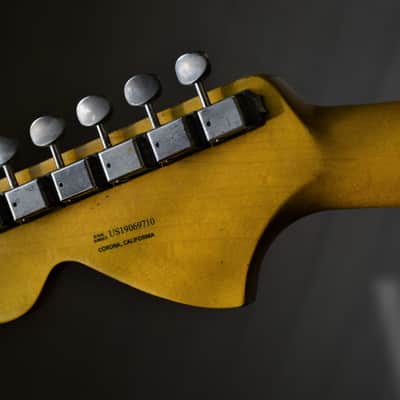 American Fender Stratocaster Performer Custom Relic Nitro Blue Sparkle image 20