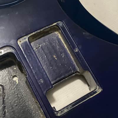 1989-91 Japan Charvel 375 Deluxe Blue Flame Maple Guitar Body Floyd Ready image 14