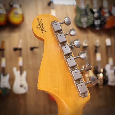 Fender Custom Shop 1963 Jazzmaster Relic Aged Surf Green image 13