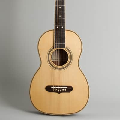 Tristani Style 5-18 Terz Parlor Guitar (2020), ser. #001, original black tolex hard shell case. image 1