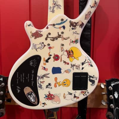 Jens Ritter Custom 4 String Bass 2015 -Looney Tunes image 2