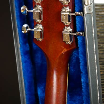1962 Epiphone USA EA-7P 'Professional' Cherry Red - Mini PAF ES-335 Body w/ Case image 11