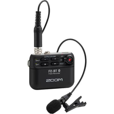 Zoom F2-BT Ultracompact Bluetooth-Enabled Portable Field Recorder with Lavalier Microphone image 6