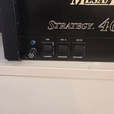 Mesa Boogie Strategy 400 2-Channel 200-Watt Power Amplifier 1980s Black image 3