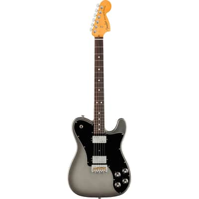 Fender American Professional II Telecaster Deluxe Guitar - Mercury image 3