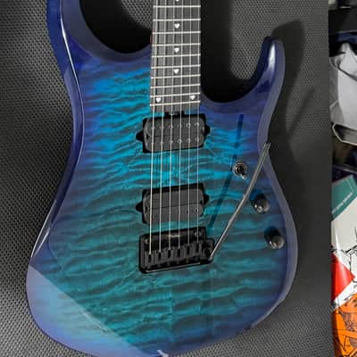 Sterling JP150D QM John Petrucci Signature DiMarzio 2022 - Present - Cerulean Paradise image 1