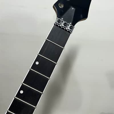 24fret 25.5inch satin Maple electric guitar neck parts Replace lock nut rosewood image 1