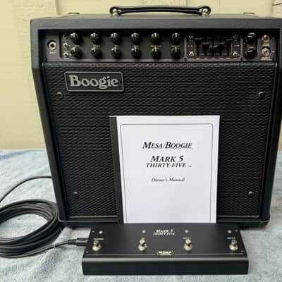 Mesa Boogie Mark Five 35 Guitar Combo Amplifier, Black Taurus image 1
