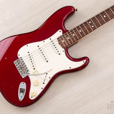 1987 Fender American Vintage '62 Stratocaster Candy Apple Red, 100% Original w/ Case, Corona image 1