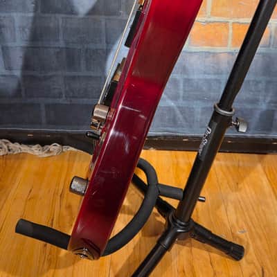 ESP LTD MH-100 QM NT See Thru Black Cherry w/ ESP HSC image 13