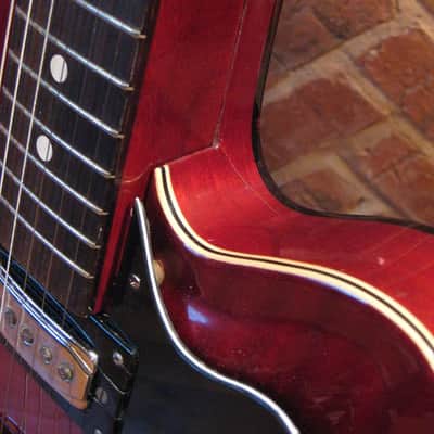 Vintage Italian Contessa HG-130 F Hole Archtop Semi acoustic Hollow Body Jazz Guitar image 15