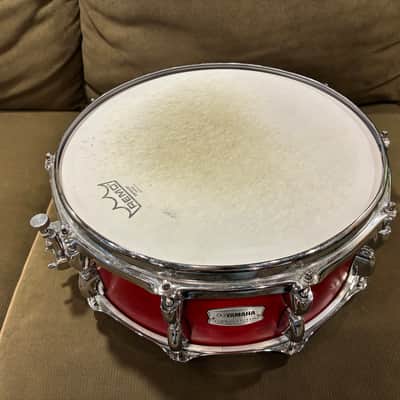 Yamaha TMS1455 Tour Custom 14x5.5" Snare Drum 2020 - Present - Candy Apple Satin image 3