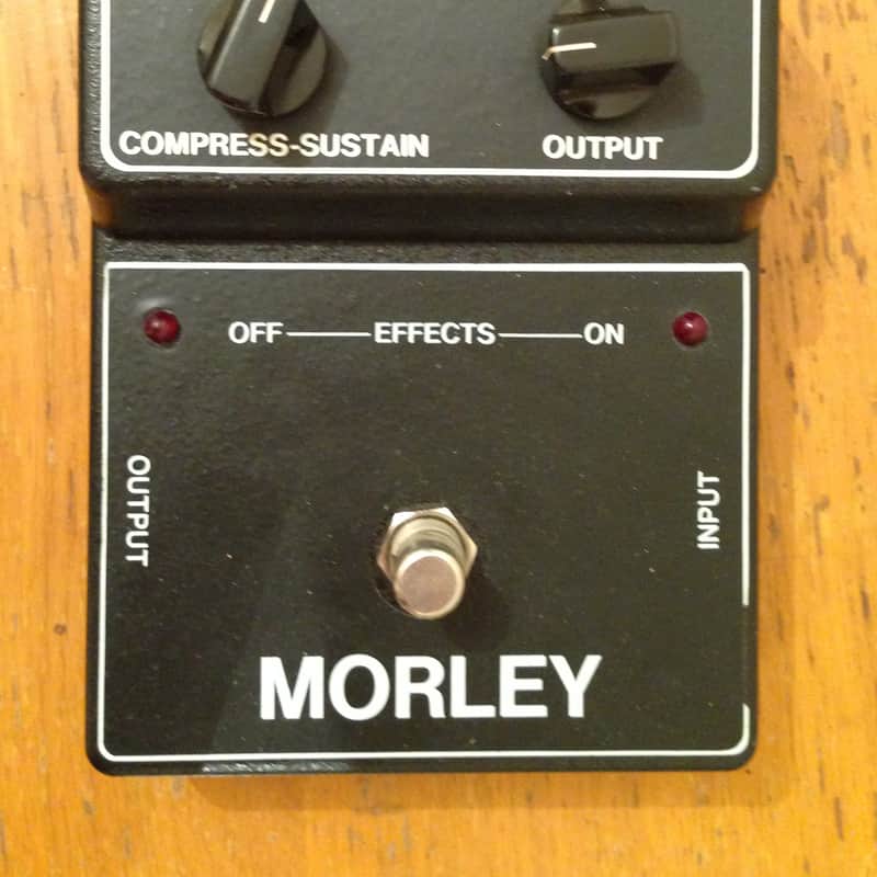 1980s Morley Pro Compressor MOD-PCB Black