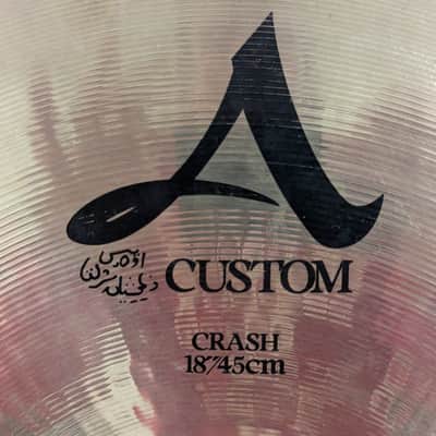 Zildjian 18" A Custom Crash Cymbal 1991 - Present - Brilliant image 4