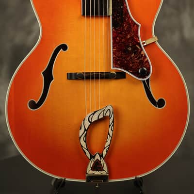 1988 Guild Artist Award in RARE Orange Sunburst w/ flame maple back + sides image 1