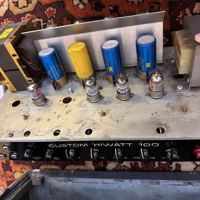 Vintage 1972 Hiwatt Custom 100 100w DR103 Original UK Valve Amplifier Head 1970s image 18