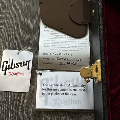 Gibson Les Paul Standard Slash Custom Shop Tobacco with Piezo Acoustic Tones image 7