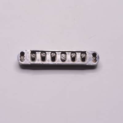 1980's Vintage Gibson Three-Point Top-Adjust Tune-o-Matic Bridge Chrome w/Brass Inserts Firebrand SG Les Paul Victory Explorer ES-335 1981 1982 image 11