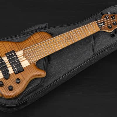 Mayones Cali 5 Mini Bass Flamed Maple T.E.W. - Trans Natural Matt image 3