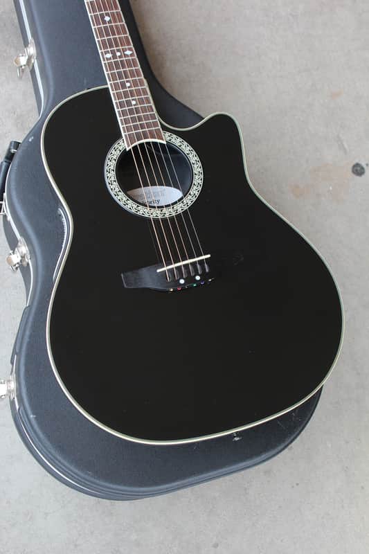 Ovation Model CC057 Celebrity Cutaway Acoustic Guitar Black Finish