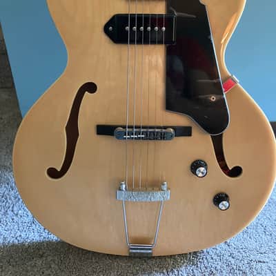Grote Natural Hollow Body Jazz Electric Guitar Grwb-ztna late 2012 - Natural image 4