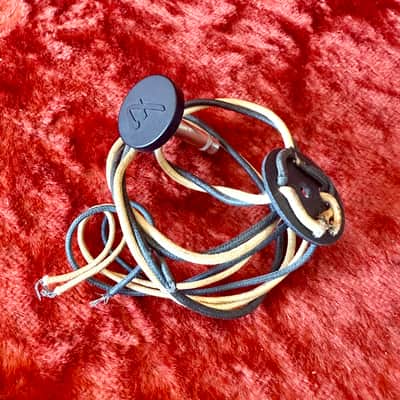 Fender Cloth wire dual speaker harness cable, jack 1960 - F logo brown face tweed super pro twin vibrolux image 1
