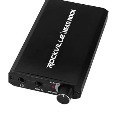 Audio Technica ATH-M50X Studio Headphones+Rechargeable Headphone Amplifier Amp image 12