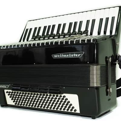 Weltmeister Stella Accordion 120 Bass, German Full Size Keyboard Piano Accordian, New Straps and Soft Bag for Gift, 2703 image 6