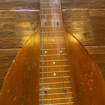Electromuse 6 string Lap Steel Eye Beam Pickup with case image 8