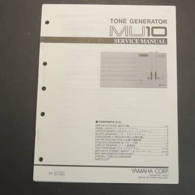 Yamaha MU10 Service Manual [Three Wave Music]