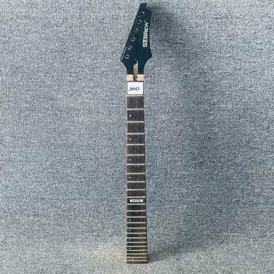 Black Sebrew Guitar Maple Neck, Rosewood Fingerboard 24 Frets image 1