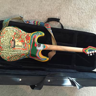Fender stratocaster Custom Psychedelic Finish image 5