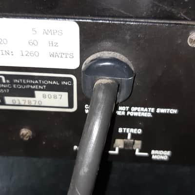 Power Amp Amcron/Crown Power Base 1 image 3