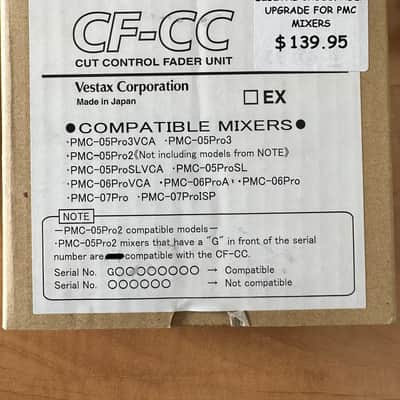 VESTAX CF-CC PCV KIT REPLACEMENT ORIGINAL CROSSFADER KIT image 2