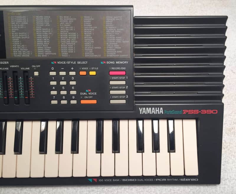 YAMAHA PSS-380 FMシンセ YAMAHA PSS-380 FMシンセ 1989 VTG Yamaha PortaSound PSS-380 Digital