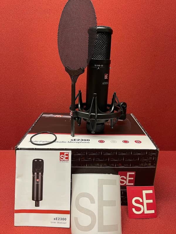 sE Electronics sE2300 Large Diaphragm Multipattern Condenser Microphone - MINT-IN-BOX!! -ships FREE! image 1