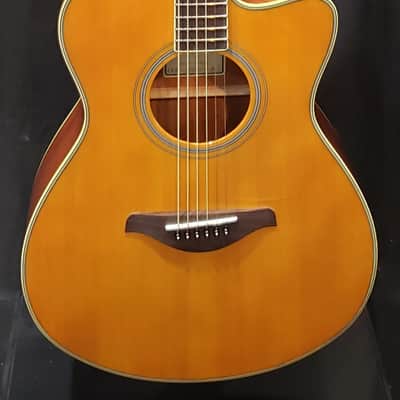 Yamaha FSC-TA TransAcoustic Concert 2023 Vintage Tint image 1