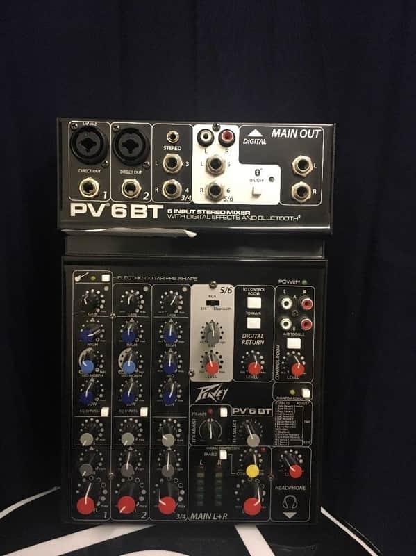 Peavey  PV 6BT Mixer image 1