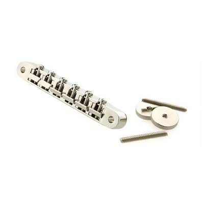 Gibson Historic Non-wire ABR-1 Bridge Vintage Style Tune-o-matic (Nickel) image 1