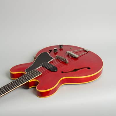 Gibson  ES-330TC Thinline Hollow Body Electric Guitar (1960-61), black hard shell case. image 7