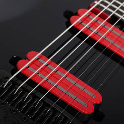 Schecter Sunset-7 ET Red Dawn - Gloss Black (3893) image 14
